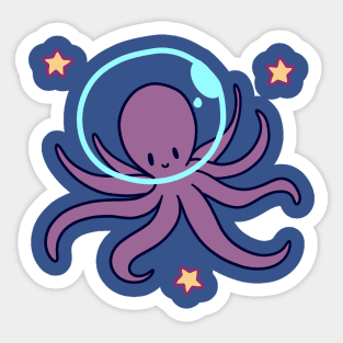 Space Octopus Sticker